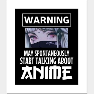 Warning May Spontaneously Start Talking About Anime Posters and Art